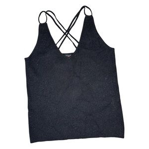 RALPH Ralph Lauren Black Womens Top Size M